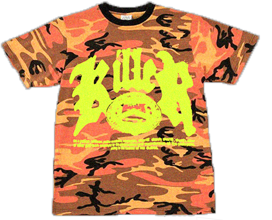 WARZONE ORANGE CAMO TEE