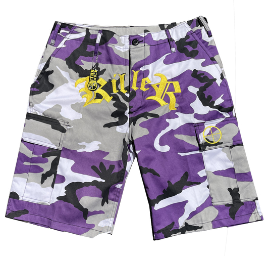 WARZONE PURPLE CAMO CARGO