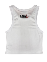 Carica l'immagine nel visualizzatore di Gallery, WARZONE WHITE CROP TOP
