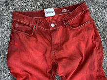 Carica l'immagine nel visualizzatore di Gallery, “DYED RED JEANS”
