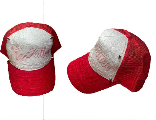 “BIPOLAR KILLER” red trucker