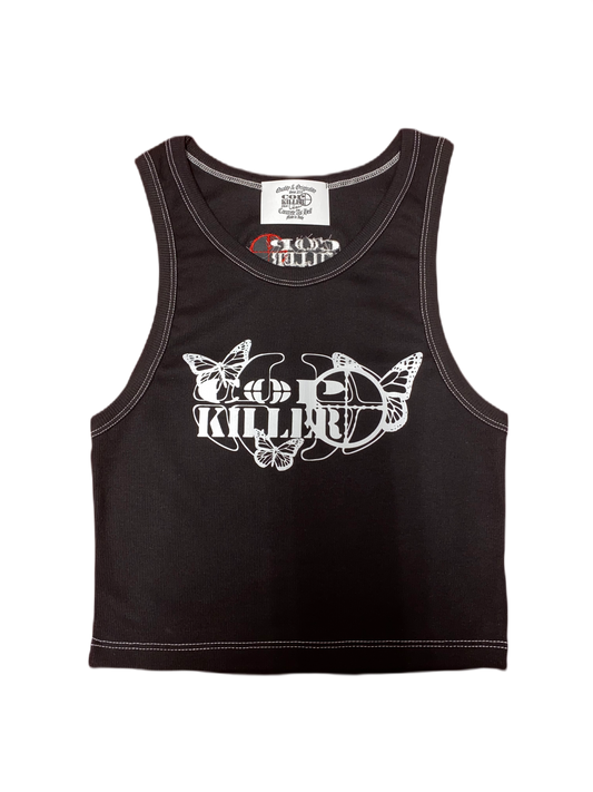 WARZONE BLACK CROP TOP