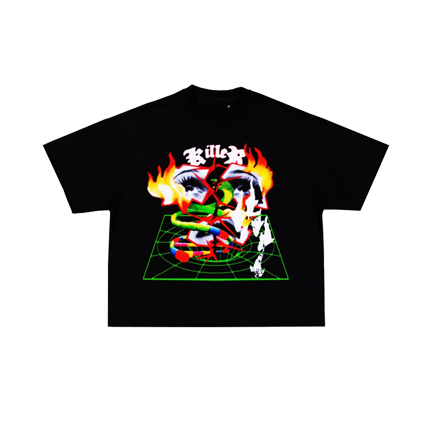 “BIPOLAR KILLER” black silent killer tee