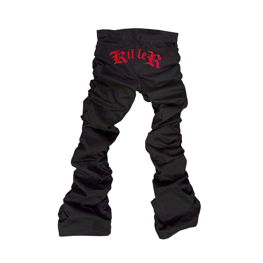 INVADERS BLACK/RED TROUSERS