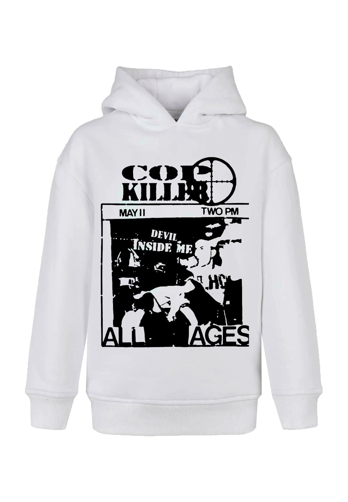 MAY 2 WHITE HOODIE