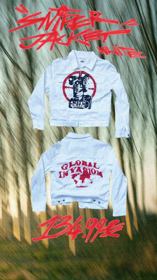 “SNIPER”white jacket