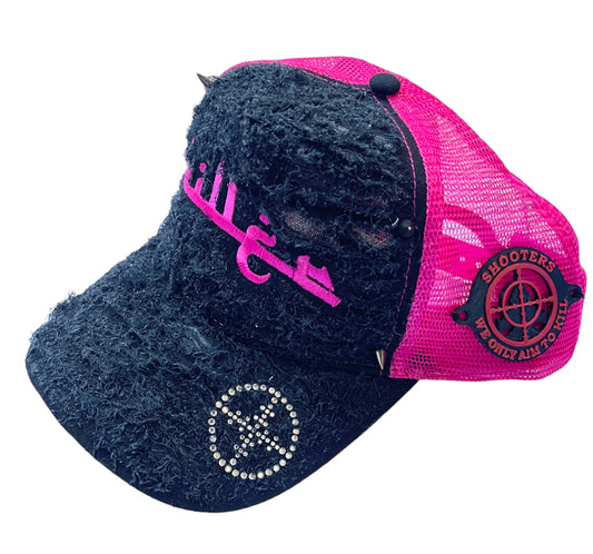 WARZONE3 BLACK/FUCSIA TRUCKER