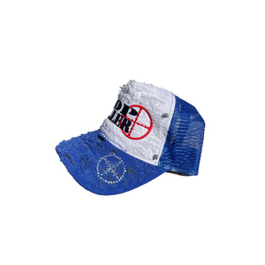 COP KILLER BLUE/WHITE LOGO TRUCKER