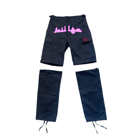 WARZONE3 BLACK/PINK CARGO