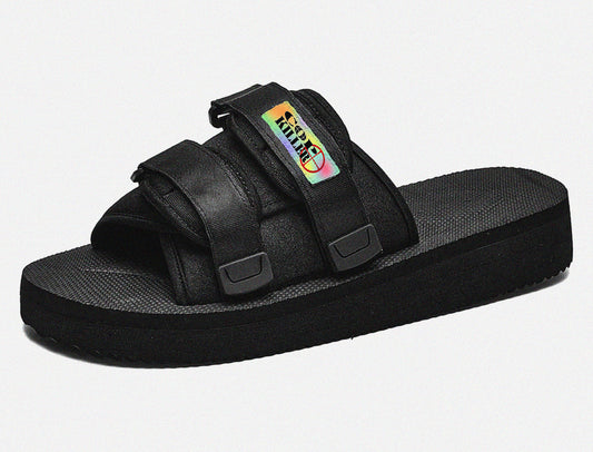 “BIPOLAR KILLER” BLACK FLIP FLOP