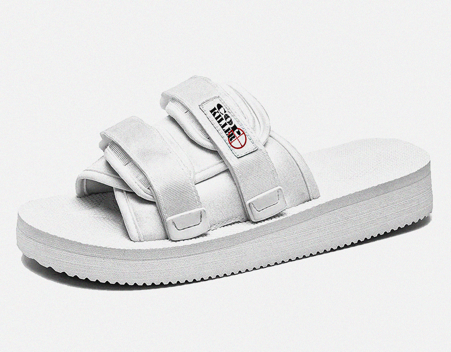 “BIPOLAR KILLER” WHITE FLIP FLOP
