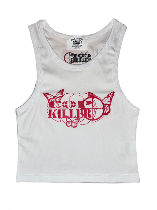 WARZONE WHITE CROP TOP